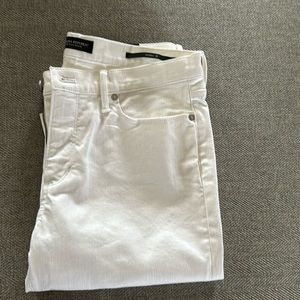 Banana Republic premium denim skinny jeans white
